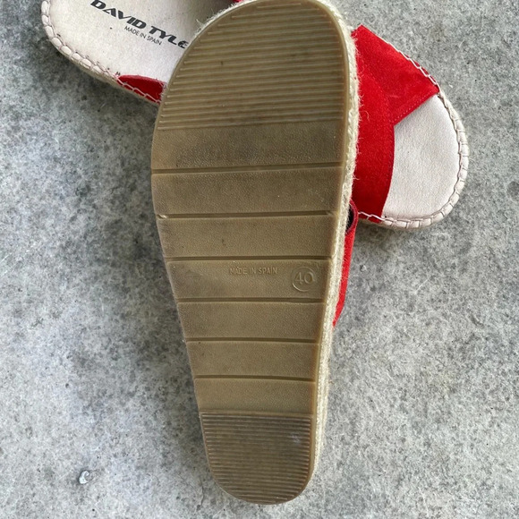 David Tyler Betty Espadrille cross front  sandal, size 40 - Picture 6 of 8